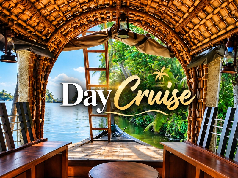 Nileshwar houseboat day cruise through the Valiyaparamba backwaters